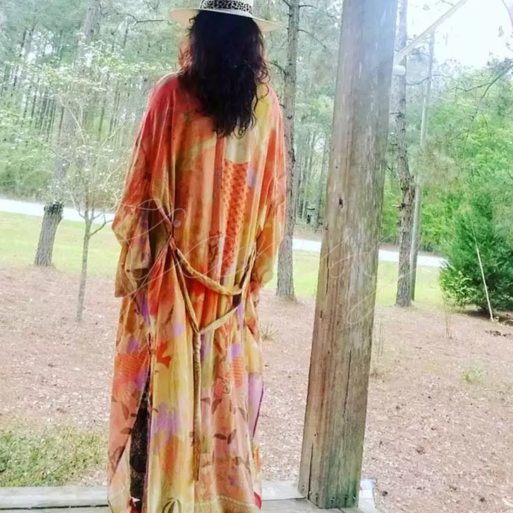 Bohemian Mermaid Kimono Duster - Picture 6 of 16